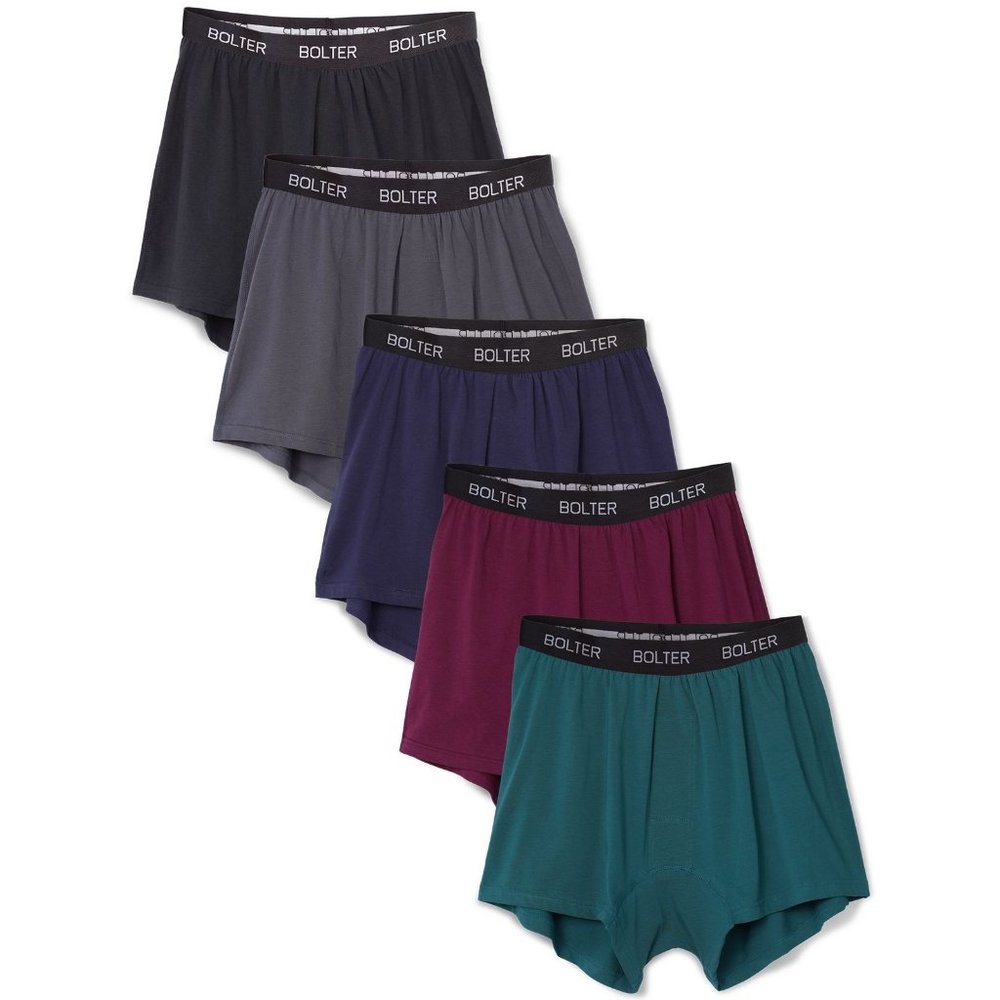 5-Pack Men's Cotton Stretch Boxers Shorts 8003 Winter New NWB